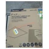 Metalux 2 ft x 2 ft led recessed panel