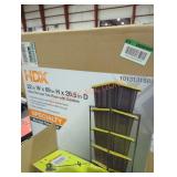 HDX 22" x 69" x 28.5" steel storage tote rack