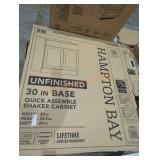 Unfinished 30" Base Shaker Cabinet