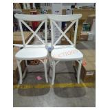 2 Plastic Dining Chairs