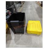 6 Small Storage Containers w/ Lids