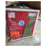 7.5 ft festive pine led prelit tree