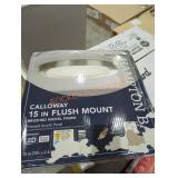 Hampton Bay calloway 15" flush mount light