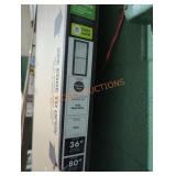 36" x 80" left hand storm door