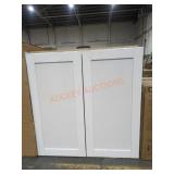 30" x 30" x 12" White Wall Cabinet