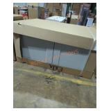 36" x 18" x 24" gray wall cabinet