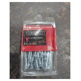 1 everbilt #12 x 21/2" flat head Phillips