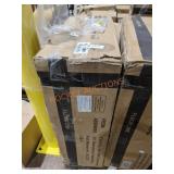 29.5" Amber/ Graphite Wood Barstool with Back