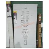 Delta 60" Tub Glass Panels, Rain