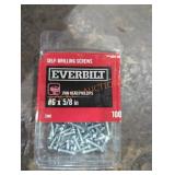 1 everbilt pan head Phillips #6 x 5/8"