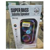 Super bass jobsite speaker