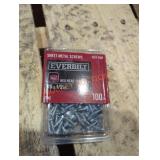 1 everbilt hex head slotted #8 x 1/2"