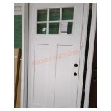36" x 80 " 6 lite Door