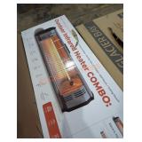 Outdoor infrared heater combo