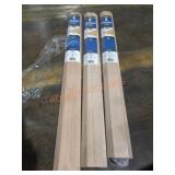 (3) 36" Threshold Solid Oak Natural Hard Wood