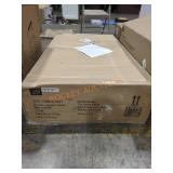 24" x 42" Corner Alpine White Wall Cabinet