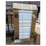 18" x 34.5" x 24" White 3-Drawer Base Cabinet