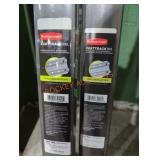 2 Rubbermaid fast track rails