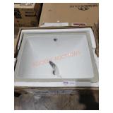 20" Undermount Vanity Sink