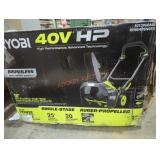 Ryobi 40v 18" Auger-Propelled Snow Blower Kit