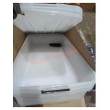 3 Plastic Storage Containers with Lids