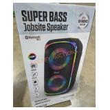 Super bass jobsite speaker