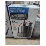 Everbilt utility pump 1/3 HP