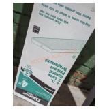 Metalux 4 ft 2 lamp wraparound