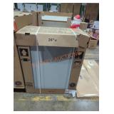 24" gray wall cabinet