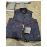 Ororo LARGE BLUE Heated Bomber Vest