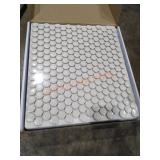 (1) Case Marin 3/4" Penny Mosaic Sand Dollar Tile