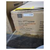 24" x 36" Corner Wall Cabinet