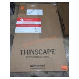 48" Thinscape Calcutta Blanc Composite Countertop