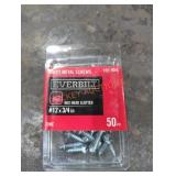 1 everbilt hex head soluted #12 x 3/4"