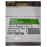 Dust and pollen filters 12 x 36 x 1