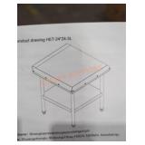 Vevor stainless steel workbench