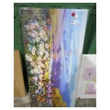 (2) Flower Field Canvas Prints