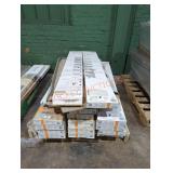 Skid lot of vinyl flooring and tiles