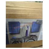 Blue cabinet and pole set