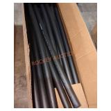 Box Lot Of Unknown Black Tubes