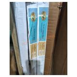 (4) 58" x 72" White Aluminum Blinds