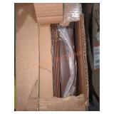 34.25" x 58.25" Faux Wood Mini Blinds