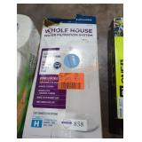 Whole house water filtration system