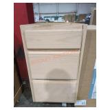 18" x 34.5" x 24" Natural Base Cabinet