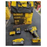 DeWalt 20v 1/2" Hammer Drill Kit (Grade: B+)