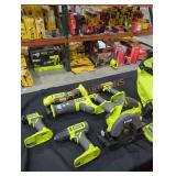 Ryobi 18v 6 tool set and charger