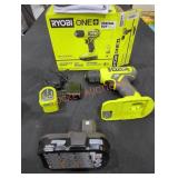 Ryobi 18V 3/8" Drill Kit  (Grade: B+)