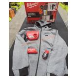 Milwaukee M12 Heated Hoodie Kit, M Gray