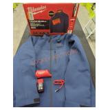 Milwaukee M12 Heated Toughshell Jacket Kit, M Blue