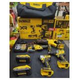 DeWalt 20v 4-Tool Combo Kit (Grade: B+)